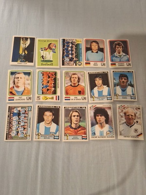 Panini World Cup Story 1994 stickers, pack of 15