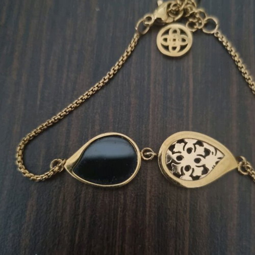 Gold-plated bracelet like new, worn minimally