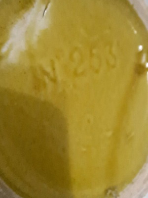 Vintage βάζο West German Pottery 1960s μουσταρδί σαν καινούργιο