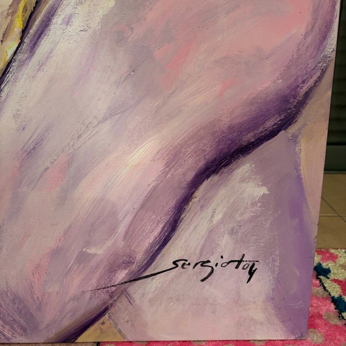 Original large painting 140×90 cm new