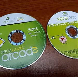 Xbox live arcade + XBOX 360 the official xbox magazine