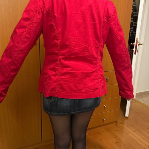 Julia Bergovich red jacket like new, size XL