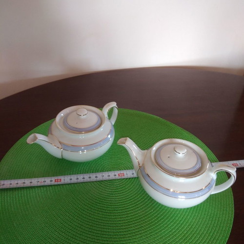 Porcelain teapots from Czechoslovakia used, set of two