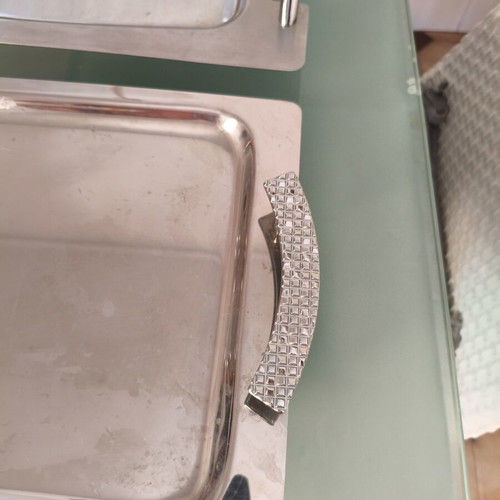 Vianox set of 2 stainless steel 18/10 serving trays