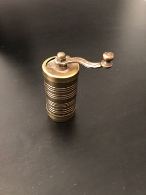 Vintage spice mill non-functional