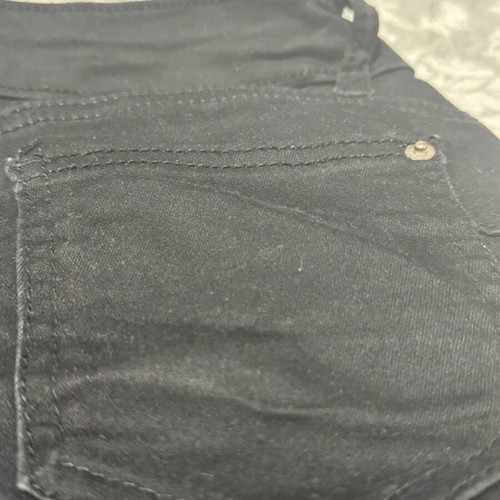 Black jeans with rips like new, size M