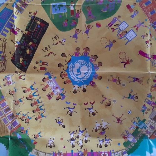 Unicef Round Puzzle 500 Pieces Like New