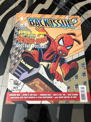 Back Issue Magazine 39 new, Spider-Ham, Byrne, She-Hulk, Marvel, DC Comics
