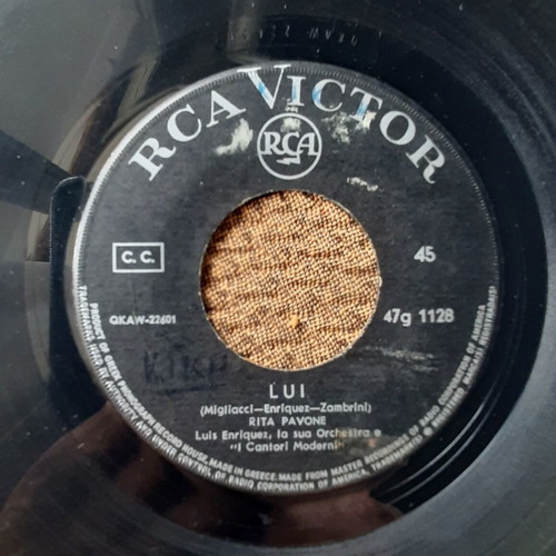 Rita Pavone Lui / La Forza Di Lasciarti 7" single μεταχειρισμένο, pop