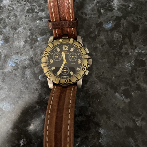 Camel Active men's watch like new, brown