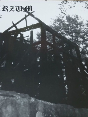 Burzum Aske βινύλιο LP σε λευκό μαρμαρωμένο χρώμα, Mint