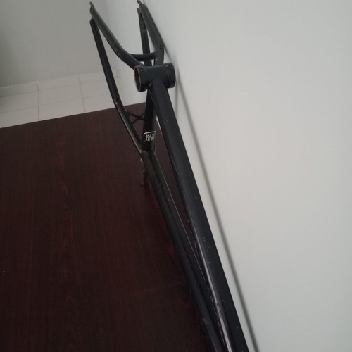 King BMX frame, carbon fiber and iron repair