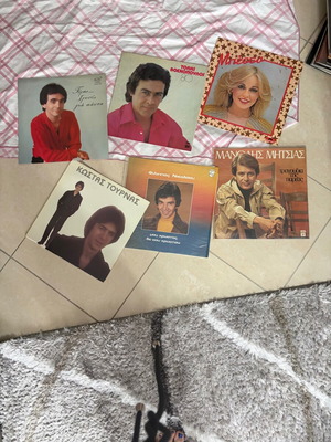 Vinyl records like new, Greek laiko, pack of 6