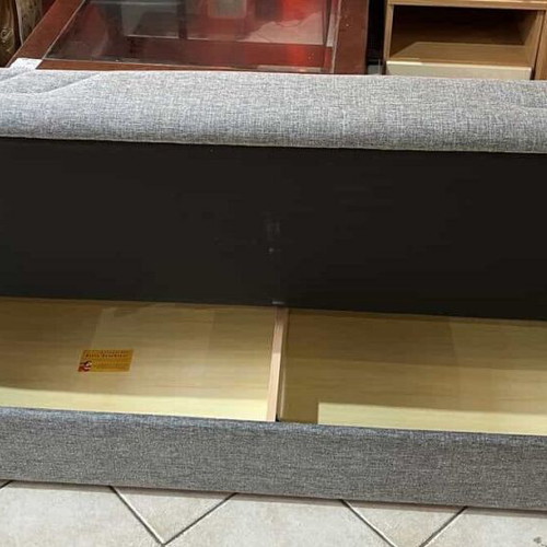 Istikbal three-seater sofa bed grey with storage 80x180x70 cm