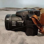 Nikon Coolpix P510 camera used with accessories