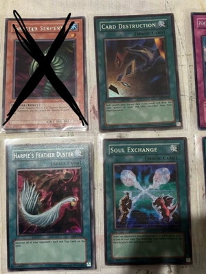 Yu-Gi-Oh cards pack used, rare and ultra rare