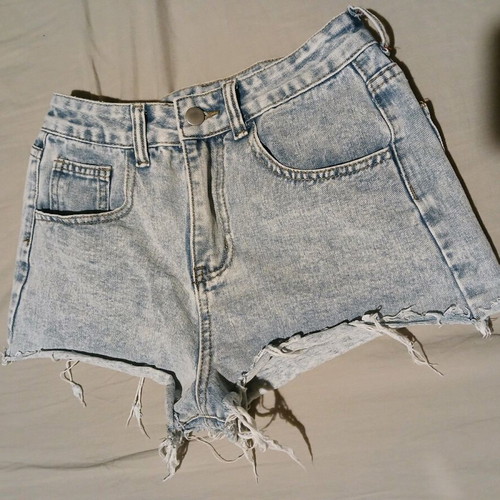 Denim shorts women's new, size XS, blue