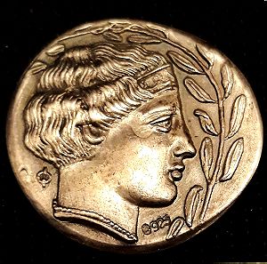 ΤΕΡΙΝΑΙΟ - αντίγραφο αρχαίο νόμισμα 23,9gr  --925 SILVER--