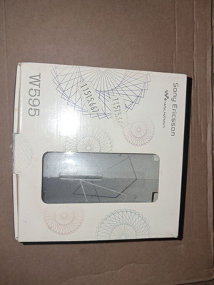 Sony Ericsson Walkman W595 empty mobile box used, collectible with leaflets