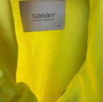 Sarah by Sarah Lawrence windbreaker like new, size 42, yellow