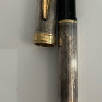 Silver pen old used