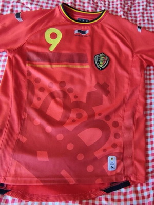 Burda Belgium Football Jersey #9 Lukaku size M like new