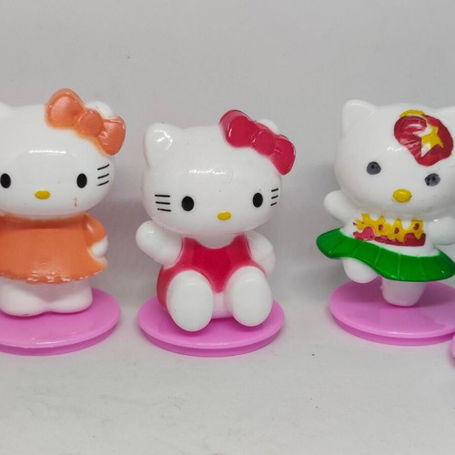 Hello Kitty collectible figure set of 8, like new