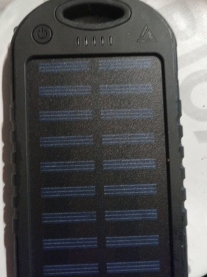 Portable solar power bank like new, 4000 mAh