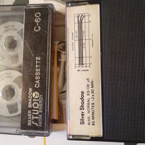 Silver Shadow C-60 reel to reel tape like new with bonus cassette
