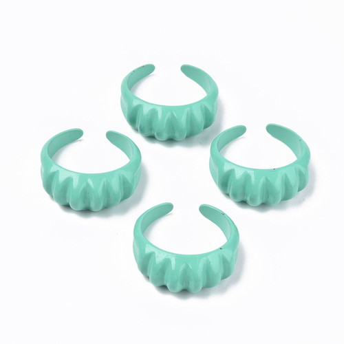 Metal ring new in turquoise color