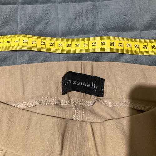 Cossinelle slim stretch pants like new, beige, size S