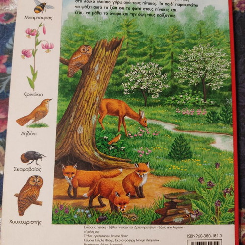 Illustrated Dictionary "Our Nature" Patakis used, hardcover children's book