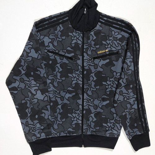 Vintage Adidas Jacket + Double Face Hoodie Set (L)