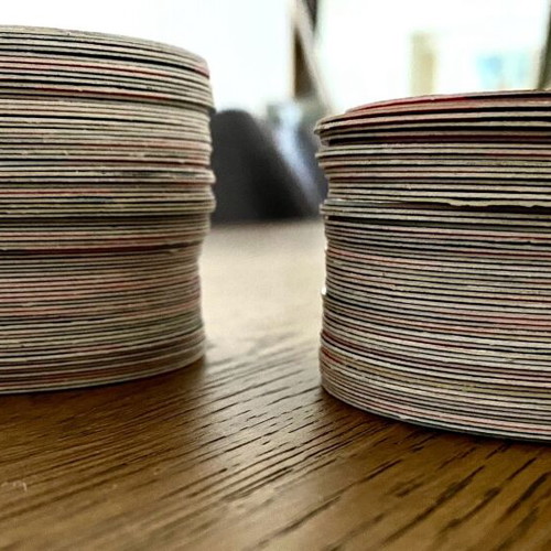 Phone time recharge cards used, pack of 200