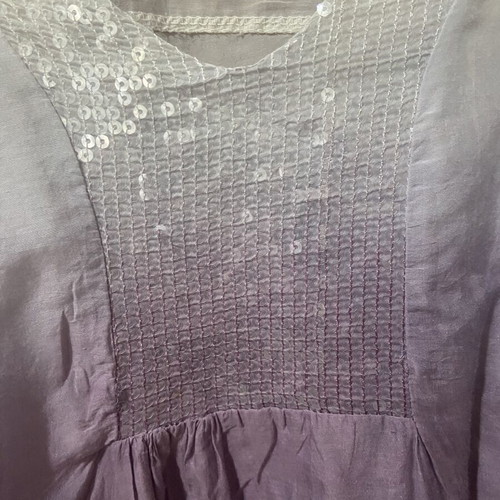 Blouse Toi&Moi like new, white and purple, size S