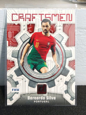 Panini Donruss Soccer Bernardo Silva Craftsmen Red parallel card 2023-24