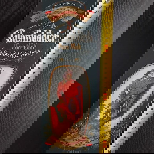 Метално колекционерско кутия Glenfiddich винтидж, употребявано