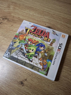 Legend of Zelda Trio Force Heroes 3DS game like new, Japanese