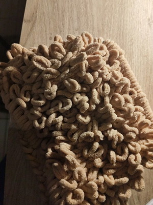 Viral puffer bag like new, handmade, beige summer style