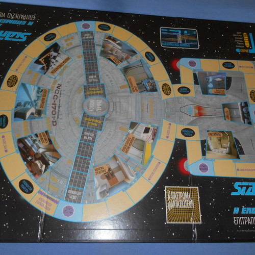 Star Trek The Next Generation board game used MB Games set