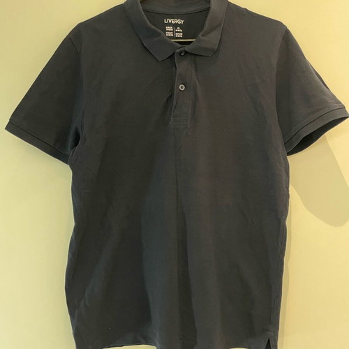 Men's shirt blue to black like new, size M