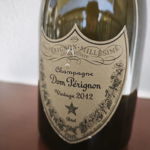 Dom Pérignon Vintage 2012 empty champagne bottle like new