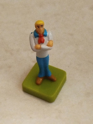 Freddie Scooby Doo figure like new, vintage Kinder