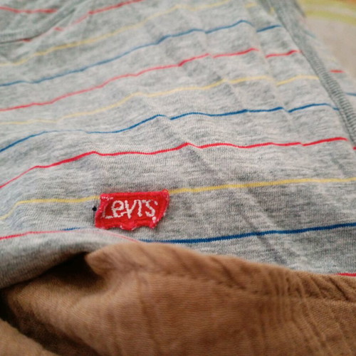 Levis vintage 80s sleeveless cotton shirt used