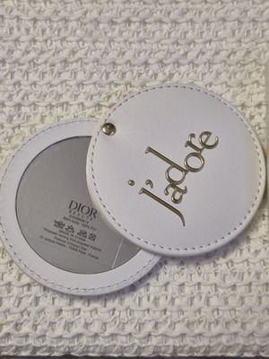 Dior J'adore Bag Mirror new, white with gold details