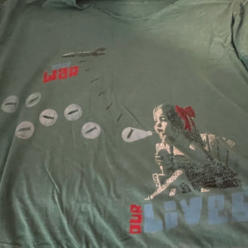 Vagrancy t shirt used, gray, size S