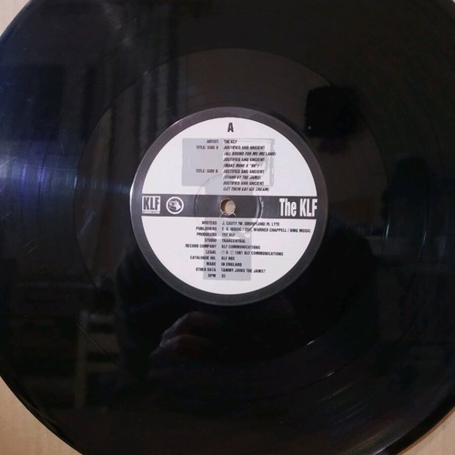 The KLF Justified And Ancient record used, electronic