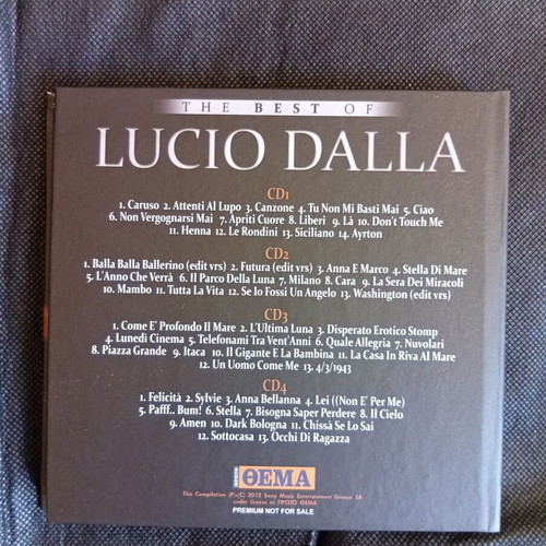 The Best of Lucio Dalla CD box set like new