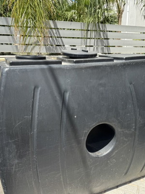 Oil water tank 1.5 ton used with tap