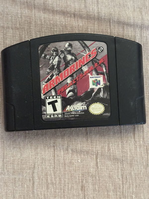 Armorines Project Swarm Nintendo 64 game NTSC American